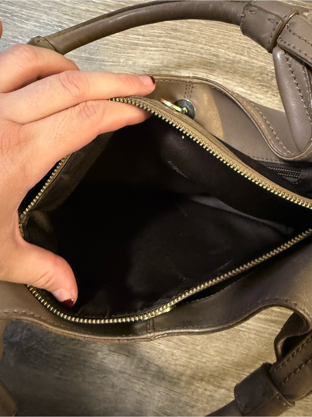 Vintage Max Mara leather slouchy hobo shoulder bag - Picture 10 of 14